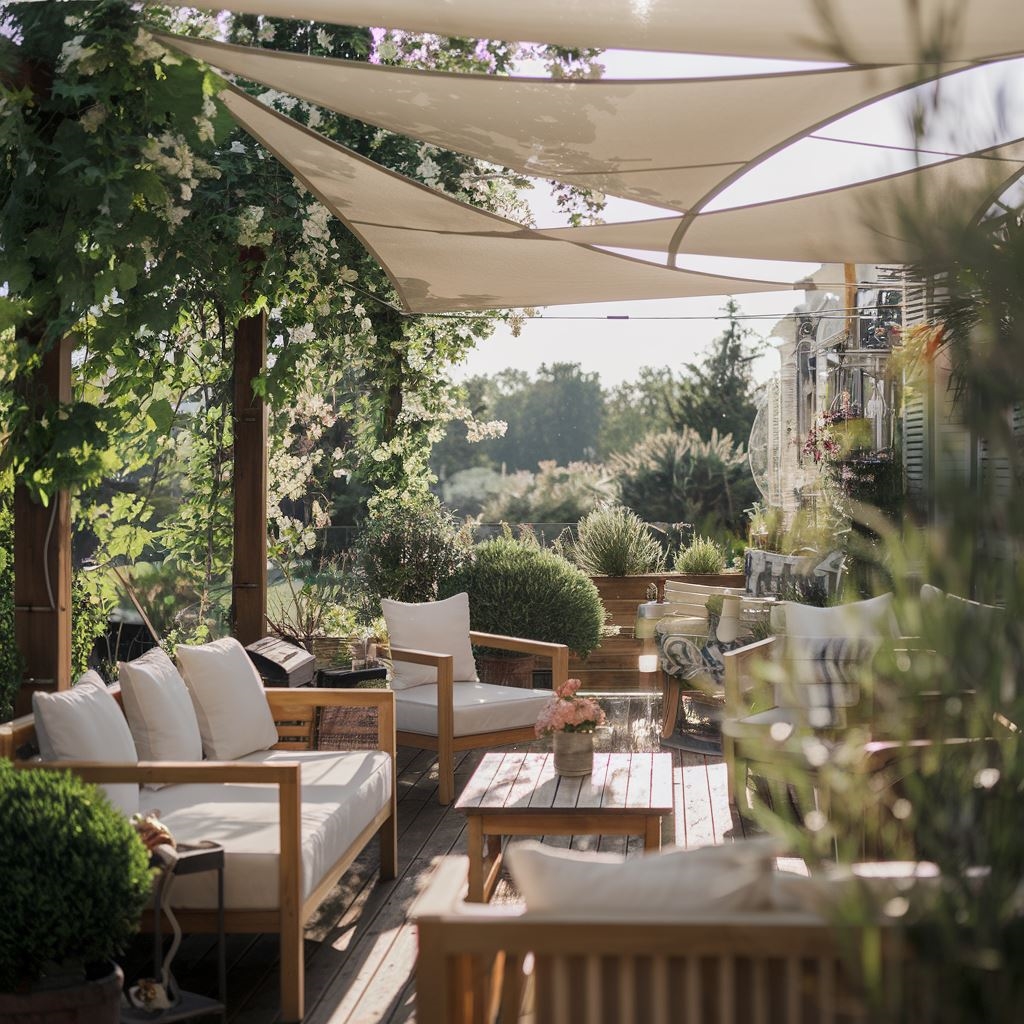 pergola na tarasie